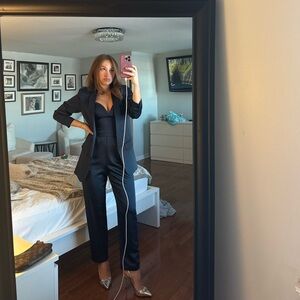 Elegant Navy Women's Jumpsuit